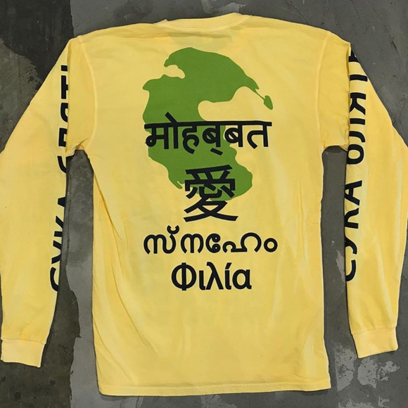 NEW PANGEA CYKA BLYAT GLOBAL LONG SLEEVE TEE - Picture 2 of 2